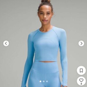 lululemon Swiftly Tech Cropped Long Sleeve Shirt